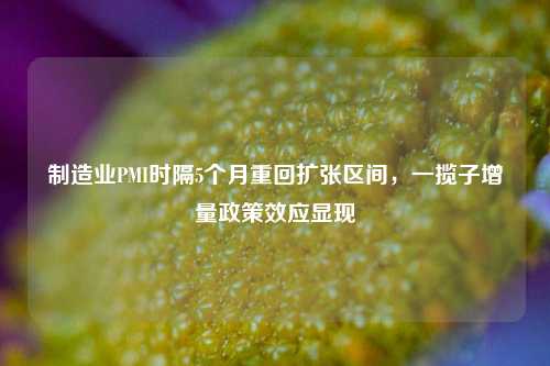 制造业PMI时隔5个月重回扩张区间，一揽子增量政策效应显现