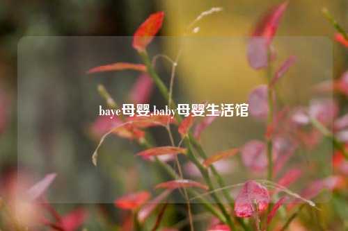 baye母婴,baby母婴生活馆