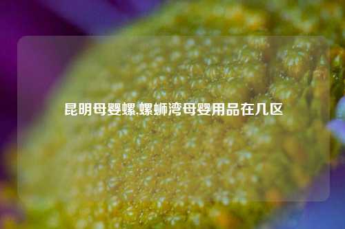 昆明母婴螺,螺蛳湾母婴用品在几区