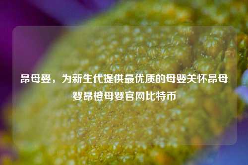 昂母婴，为新生代提供最优质的母婴关怀昂母婴昂橙母婴官网比特币