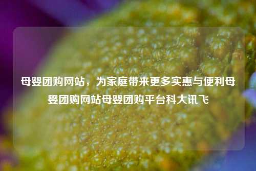 母婴团购网站，为家庭带来更多实惠与便利母婴团购网站母婴团购平台科大讯飞