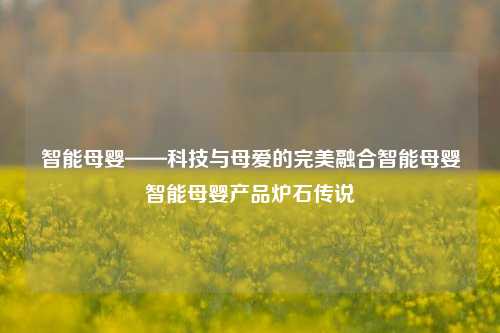 智能母婴——科技与母爱的完美融合