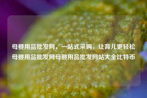 母婴用品批发网，一站式采购，让育儿更轻松母婴用品批发网母婴用品批发网站大全比特币