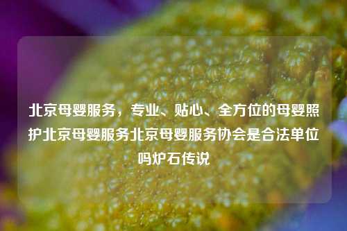 北京母婴服务：专业、全面且贴心的母婴照护