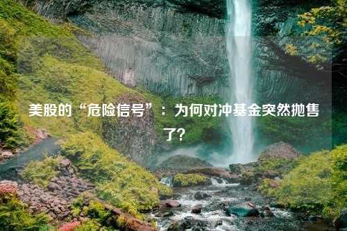 美股的“危险信号”：为何对冲基金突然抛售了？