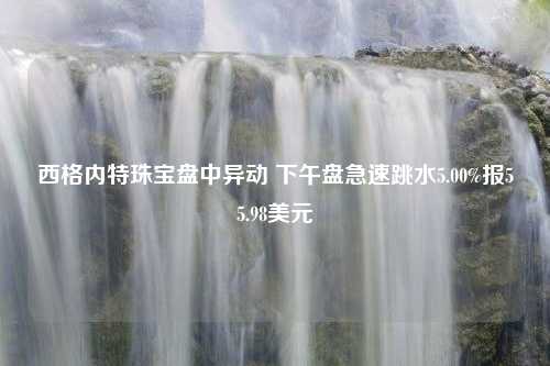 西格内特珠宝盘中异动 下午盘急速跳水5.00%报55.98美元