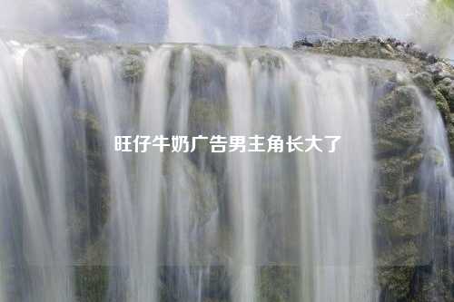 旺仔牛奶广告男主角长大了