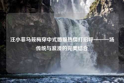 汪小菲马筱梅穿中式婚服热情打招呼——一场传统与浪漫的完美结合