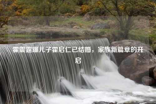 霍震霆曝儿子霍启仁已结婚，家族新篇章的开启